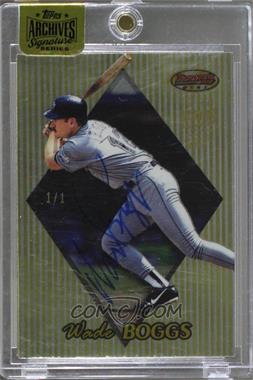 2016 Topps Archives Signature Series All-Star Buybacks - [Base] #_99BB-7 - Wade Boggs (1999 Bowman's Best) /1 [Buyback]