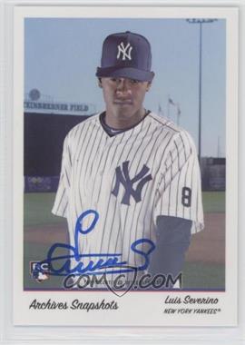 2016 Topps Archives Snapshots - Topps Online Exclusive [Base] - Autographs #AS-LS - Luis Severino /100
