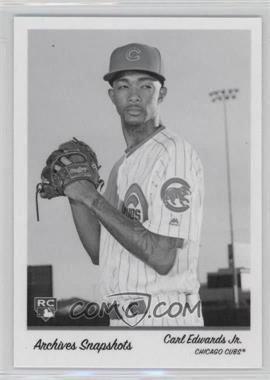 2016 Topps Archives Snapshots - Topps Online Exclusive [Base] - Black & White #AS-CEJ - Carl Edwards Jr.