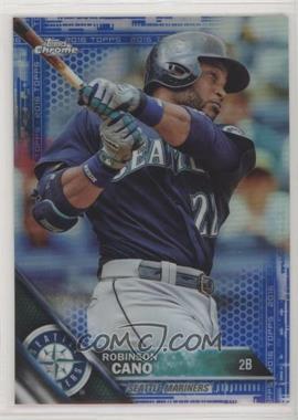 2016 Topps Chrome - [Base] - Blue Refractor #42 - Robinson Cano /150