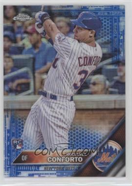 2016 Topps Chrome - [Base] - Blue Refractor #52 - Michael Conforto /150