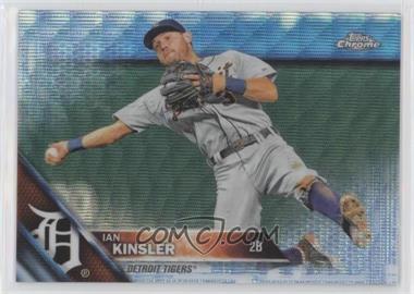 2016 Topps Chrome - [Base] - Blue Wave Refractor #163 - Ian Kinsler /75