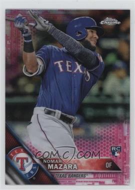 2016 Topps Chrome - [Base] - Pink Refractor #164 - Nomar Mazara