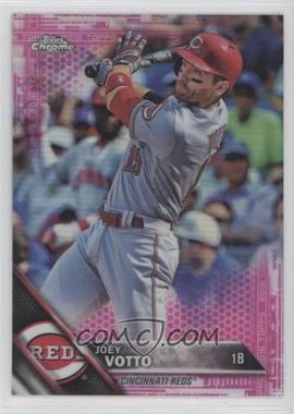 2016 Topps Chrome - [Base] - Pink Refractor #185 - Joey Votto