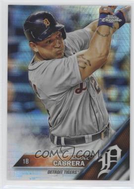 2016 Topps Chrome - [Base] - Prism Refractor #109 - Miguel Cabrera