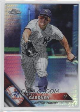 2016 Topps Chrome - [Base] - Prism Refractor #123 - Brett Gardner