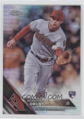 2016 Topps Chrome - [Base] - Prism Refractor #19 - Brandon Drury