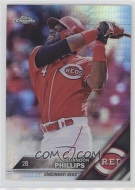 2016 Topps Chrome - [Base] - Prism Refractor #190 - Brandon Phillips