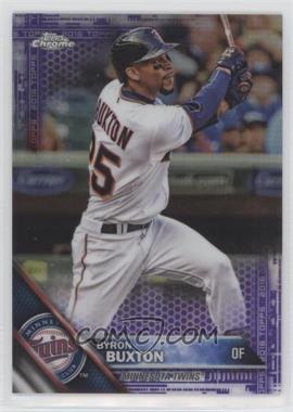 2016 Topps Chrome - [Base] - Purple Refractor #83 - Byron Buxton /275