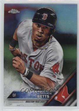 2016 Topps Chrome - [Base] - Refractor #161 - Mookie Betts