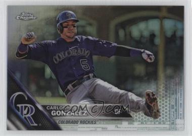 2016 Topps Chrome - [Base] - Refractor #51 - Carlos Gonzalez