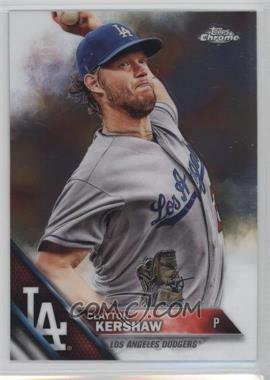 2016 Topps Chrome - [Base] #145.1 - Clayton Kershaw (Pitching)