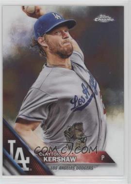 2016 Topps Chrome - [Base] #145.1 - Clayton Kershaw (Pitching)