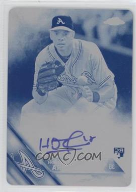 2016 Topps Chrome - Rookie Autographs - Printing Plate Cyan #RA-HOL - Hector Olivera /1