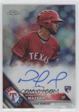 2016 Topps Chrome - Rookie Autographs - Refractor #RA-NM - Nomar Mazara /499