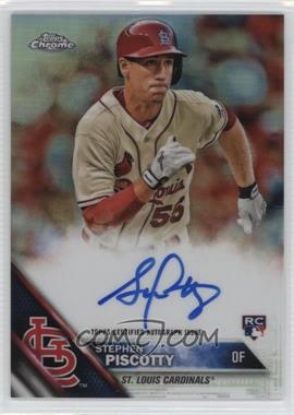 2016 Topps Chrome - Rookie Autographs - Refractor #RA-SP - Stephen Piscotty /499