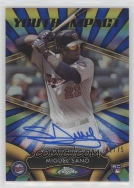 2016 Topps Chrome - Youth Impact Autographs #YIA-MS - Miguel Sano /75