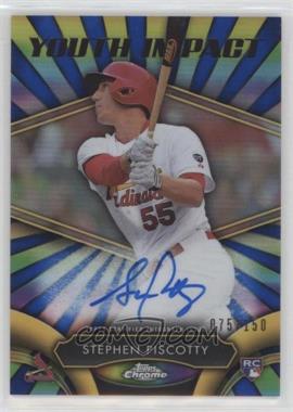 2016 Topps Chrome - Youth Impact Autographs #YIA-SP - Stephen Piscotty /150