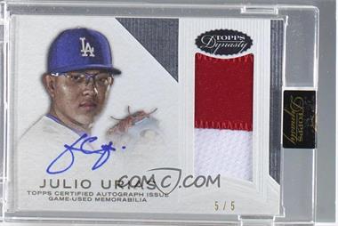 2016 Topps Dynasty - Autograph Patches - Silver #AP-JU2 - Julio Urias /5 [Uncirculated]