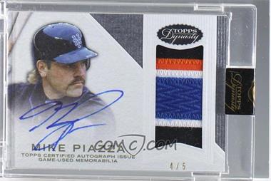 2016 Topps Dynasty - Autograph Patches - Silver #AP-MP1 - Mike Piazza /5 [Uncirculated]