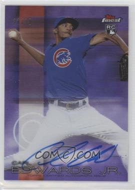 2016 Topps Finest - Autographs - Purple Refractor #FA-CE - Carl Edwards Jr. /30