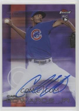 2016 Topps Finest - Autographs - Purple Refractor #FA-CE - Carl Edwards Jr. /30