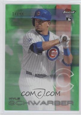 2016 Topps Finest - [Base] - Green Refractor #67 - Kyle Schwarber /99