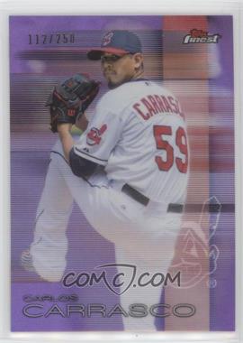 2016 Topps Finest - [Base] - Purple Refractor #83 - Carlos Carrasco /250