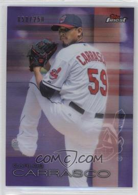 2016 Topps Finest - [Base] - Purple Refractor #83 - Carlos Carrasco /250