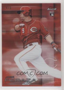 2016 Topps Finest - [Base] - Red Refractor #16 - Jose Peraza /5