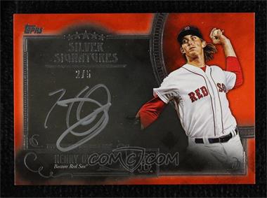 2016 Topps Five Star - Silver Signatures - Orange #FSSS-HOW - Henry Owens /5