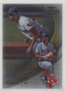 2016 Topps Gold Label - [Base] - Class 3 Gold #61 - David Price /1