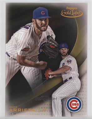 2016 Topps Gold Label 5 x 7 - Topps Online Exclusive [Base] - Class 2 Gold #72 - Jake Arrieta /10