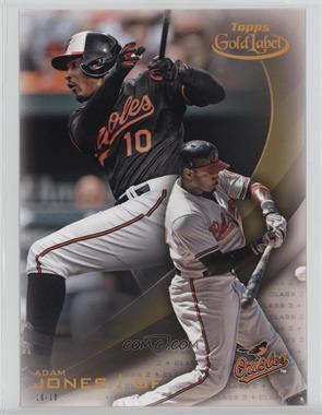 2016 Topps Gold Label 5 x 7 - Topps Online Exclusive [Base] - Class 2 Gold #95 - Adam Jones /10