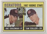 1967 Rookie Stars - Joe Coleman, Tim Cullen [Good to VG‑EX]