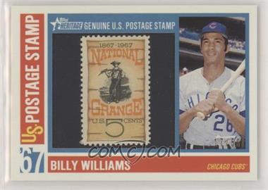 2016 Topps Heritage - 1967 US Postage Stamp Relics #67USPSR-BW - Billy Williams /50