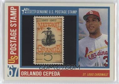 2016 Topps Heritage - 1967 US Postage Stamp Relics #67USPSR-OC - Orlando Cepeda /50