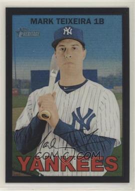 2016 Topps Heritage - [Base] - Chrome Black Refractor #THC-340 - Mark Teixeira /67