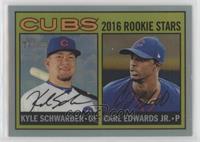 Rookie Stars - Kyle Schwarber, Carl Edwards Jr. #/567