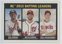 League Leaders - Dee Gordon, Bryce Harper, Paul Goldschmidt