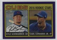 Rookie Stars - Kyle Schwarber, Carl Edwards Jr.