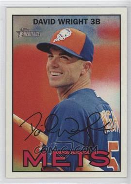 2016 Topps Heritage - [Base] - Red Back #127 - David Wright