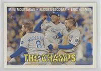 The Champs (Mike Moustakas, Alcides Escobar, Eric Hosmer)