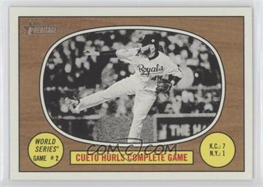 2016 Topps Heritage - [Base] #152.1 - World Series - Cueto Hurls Complete Game