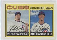 Rookie Stars - Kyle Schwarber, Carl Edwards Jr.