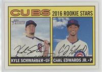 Rookie Stars - Kyle Schwarber, Carl Edwards Jr.