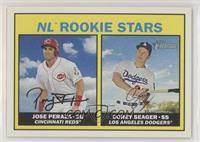 Rookie Stars - Jose Peraza, Corey Seager