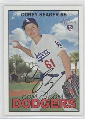 2016 Topps Heritage - [Base] #168.2 - SP - Rookie Variation - Corey Seager