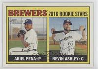 Rookie Stars - Ariel Pena, Nevin Ashley