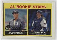 Rookie Stars - Ketel Marte, John Hicks